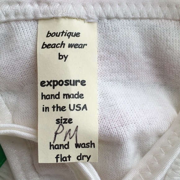 NWT EXPOSURE RED GREEN STRIPE PANTY SET - Picture 7 of 7